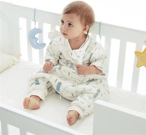 img 1 attached to Lightweight Toddler Wearable Blanket Sleeve Kids' Home Store and Nursery Bedding