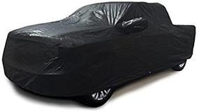 img 2 attached to 🚗 Xtrashield Custom Fit Chevy Silverado 1500-3500 Crew Cab Truck Car Cover - 2000-2019 - 6.6ft Short Bed Box - Black