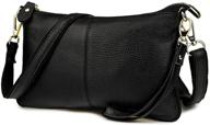 👜 stylish artwell genuine leather clutch wallet: ideal wristlet envelop small crossbody purse for women - chic card shoulder bag logo