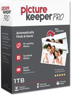 1tb smart usb backup drive - picture keeper pro: external backup device for pc and mac laptops, computers – photos, videos, files logo