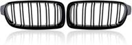 🖤 glamorous glossy black kidney grille for bmw f30 320i 328i 335i 4dr (2012-2018) logo