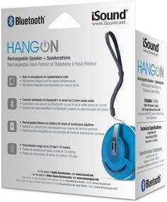 img 1 attached to 🔵 Улучшите свой звуковой опыт везде с iSound Hang On Bluetooth-колонкой с микрофоном (синего цвета)