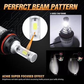 img 1 attached to 💡 Auxbeam 9004 F-S2 Series LED Bulb Conversion Kit - Bright 8000 Lumens, 6500K White, Plug-and-Play - Pack of 2