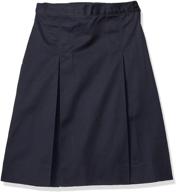 👗 elevate your classroom style with the girls' kick pleat skirt logo