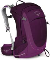 🎒 osprey sirrus women's backpack in purple logo