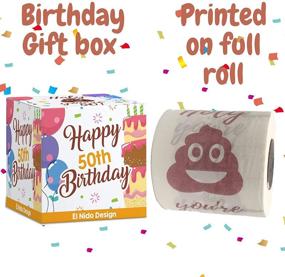 img 3 attached to 🎉 50th Birthday Toilet Paper - Funny Prank Gift for Men and Women - Best Friend Birthday Gifts - Novelty Gag Gift Roll - 3 Ply (50th Birthday)