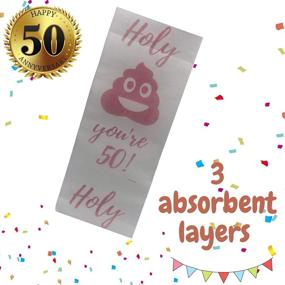 img 1 attached to 🎉 50th Birthday Toilet Paper - Funny Prank Gift for Men and Women - Best Friend Birthday Gifts - Novelty Gag Gift Roll - 3 Ply (50th Birthday)