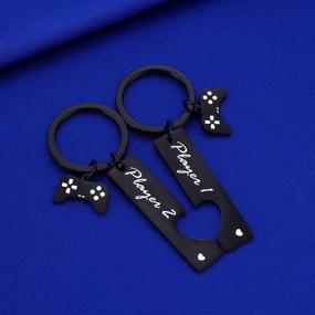 img 3 attached to 💑 Get the Perfect Matching Keychain for Boyfriend or Husband this Valentine's Day!