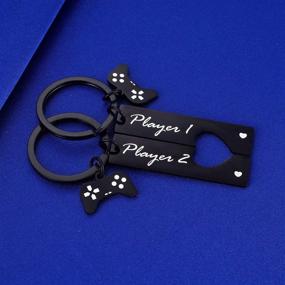 img 2 attached to 💑 Get the Perfect Matching Keychain for Boyfriend or Husband this Valentine's Day!