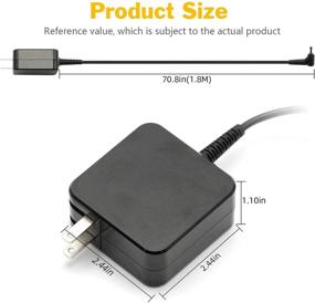 img 3 attached to 💡 Мощный зарядное устройство 45W AC для Lenovo IdeaPad S145, S340, S540: Надежный источник питания для ноутбука