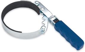 img 3 attached to Lumax LX-1808 Blue Deluxe Adjustable Filter Wrench 2-7/8&#34; to 4-1/8&#34; - Heavy-Duty Steel Construction with Vinyl Grip for Comfort. 4-Step Adjustable Band for Versatile Fit to Wide Range of Filter Sizes.