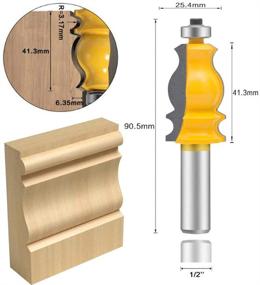 img 1 attached to 🔨 Woodworking Roundover Architectural Rounding Edge Forming