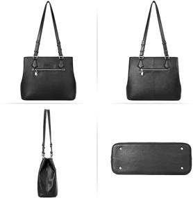img 1 attached to 👜 BOSTANTEN Women's Designer Handbags & Wallets: Genuine Shoulder Top-Handle Bags