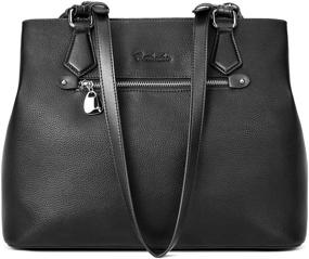 img 4 attached to 👜 BOSTANTEN Women's Designer Handbags & Wallets: Genuine Shoulder Top-Handle Bags