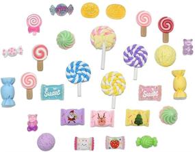 img 2 attached to Kawaii Charms: Candy Flatback Supplies for Scrapbooking Enthusiasts
