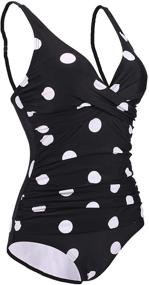 img 1 attached to AIDENOEY Swimsuits Monokini Swimwear Swimsuit