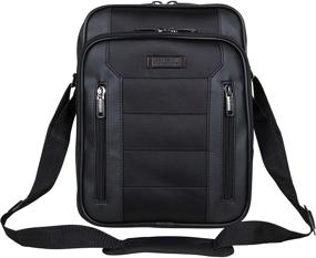 img 1 attached to 💼 Kenneth Cole Reaction Keystone Laptop Case: 12" Single Compartment for Laptop/Tablet, Durable 1680d Polyester, in Black