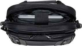 img 3 attached to 💼 Kenneth Cole Reaction Keystone Laptop Case: 12" Single Compartment for Laptop/Tablet, Durable 1680d Polyester, in Black