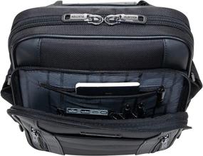 img 2 attached to 💼 Kenneth Cole Reaction Keystone Laptop Case: 12" Single Compartment for Laptop/Tablet, Durable 1680d Polyester, in Black