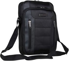 img 4 attached to 💼 Kenneth Cole Reaction Keystone Laptop Case: 12" Single Compartment for Laptop/Tablet, Durable 1680d Polyester, in Black