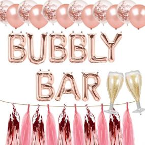 img 4 attached to 🎈 Bubbly Bar Balloons & Mimosa Bar Party Banner: Stunning Decorations for Bridal Showers, Engagements, Bachelorette Parties, Weddings, Graduations & More!