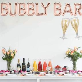 img 3 attached to 🎈 Bubbly Bar Balloons & Mimosa Bar Party Banner: Stunning Decorations for Bridal Showers, Engagements, Bachelorette Parties, Weddings, Graduations & More!