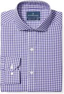 👔 non-iron men's shirts with tailored cutaway collar pattern - buttoned clothing logo