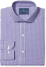 img 4 attached to 👔 Non-Iron Men's Shirts with Tailored Cutaway Collar Pattern - BUTTONED Clothing