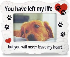 img 1 attached to 🐾 Embrace Forever: Pet Memorial Ceramic Picture Frame - Cherish Their Memory, Forever in My Heart - Thoughtful Loss of a Pet Gift - Commemorative Pet Photo Frame - Meaningful Pet Sympathy Gift - In Loving Memory of a Beloved Pet