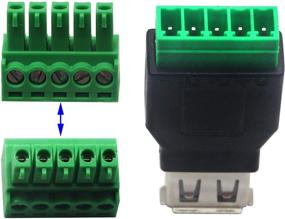 img 1 attached to Enhanced Industrial Electrical Terminal Connector: Pluggable Converter for Efficiently Connecting Terminals