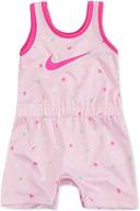 🌴 stay stylishly tropical with nike little essentials girls' jumpsuits & rompers - 06e444 f1p collection logo