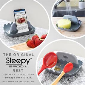 img 3 attached to 🍳 Snooze 'n' Secure: SleepySpoon Rest Pot Lid Holder