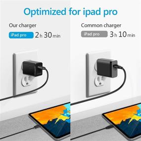 img 2 attached to 🔌 18W/3A USB C Fast Charger with Foldable Plug and 3FT USB C to USB C Cable - Fast Power Adapter for Galaxy S10 S10+ / Note 8, LG V20 and More (Black)