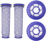 🌀 dyson dc65 dc66 dc41 up13 up20 animal vacuum replacement filters - part 920769-01 and 920640-01 (2+2 pack) - superior performance логотип