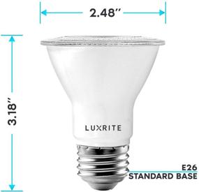 img 1 attached to 💡 High-Quality Luxrite 6 Pack PAR20 LED Bulbs: Ideal for Industrial Electrical Applications