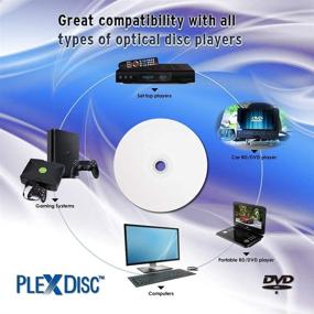 img 3 attached to Диск DVD-R с печатью White Inkjet Hub PlexDisc 632-210 16x 4.7GB, шпиндель из 50 дисков