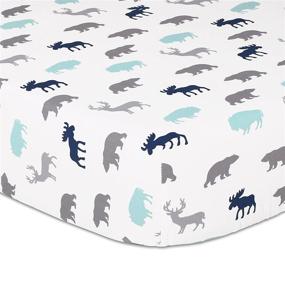 img 1 attached to Woodland Forest Animal Patchwork Bedding Bedding