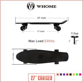 img 1 attached to 🛹 Complete Skateboard for Adult Beginners - WHOME