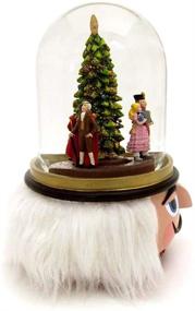img 3 attached to 🎅 Magical Nutcracker 100MM Musical Holiday Glitterdome with Iconic Nutcracker Ballet Tune