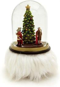 img 2 attached to 🎅 Magical Nutcracker 100MM Musical Holiday Glitterdome with Iconic Nutcracker Ballet Tune