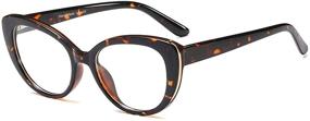 img 3 attached to 👓 Womens Cateye Reading Glasses: Vintage Eyeglass Frames for Ladies