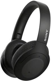 img 1 attached to SONY - WH-H910N h.Ear on 3 Wireless Noise Cancelling Over-The-Ear Bluetooth Headphones with Dual Noise Cancellation Microphones, High-Resolution Audio, Earcups Stereophony - Black + Audio Extension