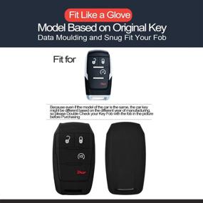 img 3 attached to Compatible Buttons Silicone Protector Keyless