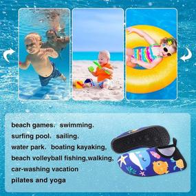 img 2 attached to 🐬 FANKUTOYS Dolphin Water Socks: Top-rated Dolphin Water Shoes for Kids - Ideal for Swimming, Beach, Pool, Yoga, and Sports Activities (Size Reference Picture Included)