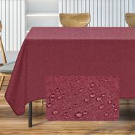 💦 waterproof rectangle tablecloth – resistant and ruisita brand логотип