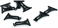 🔗 camco 42720 awning hanger clip - pack of 8, 5/8 inch, black - enhanced seo logo