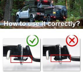 img 3 attached to 🔒 Rubber Coated Hitch Tightener: Anti Rattle Solution for Quiet, Wobble-Free Towing