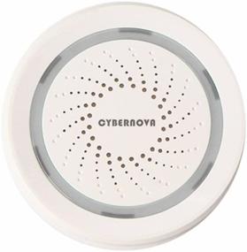 img 1 attached to 🔔 CYBERNOVA Upgraded WiFi USB Siren Alarm with Temperature & Humidity Sensor: Alexa and Google Home Compatible