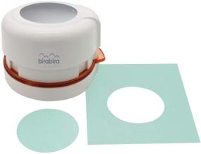 img 4 attached to 🔲 Bira Craft 2" Circle Magnetic Punch: Versatile Window & Frame Punch for Paper Crafting Scrapbooking