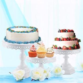 img 4 attached to Cupcake Weddings Birthday Octangular Pedestal